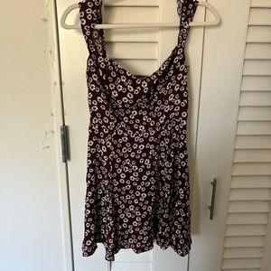 Reformation red floral dress!!